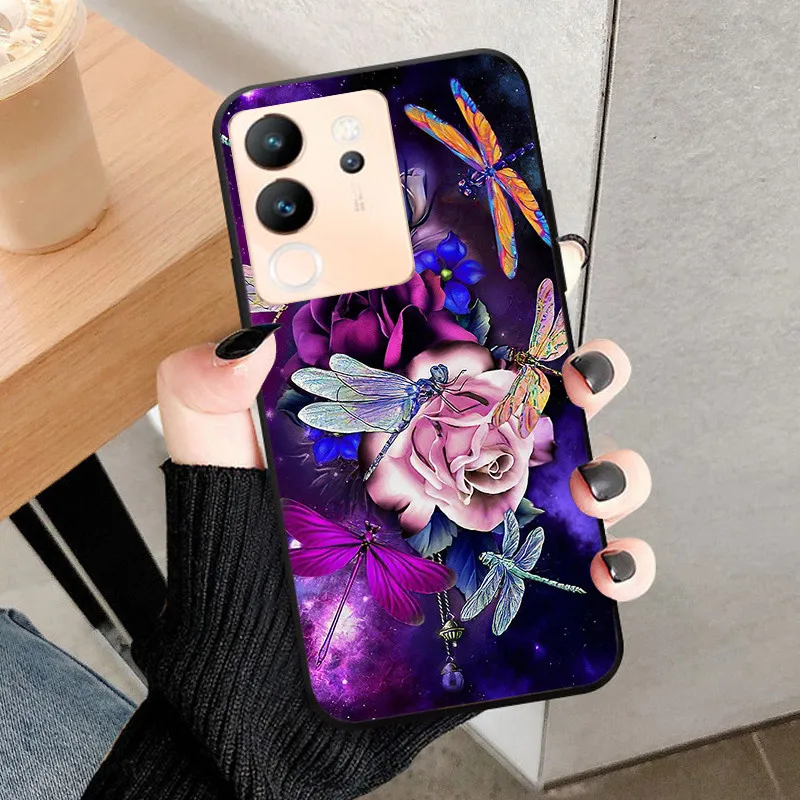 Sleek Black Soft Silicone TPU Protective Phone Case