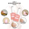 FZANEST Rubber Base Builder Gel for Nails Milky White Gel Nail Polish 5 in 1 Multifunctional Nail Gel Self Leveling Base Gel 2