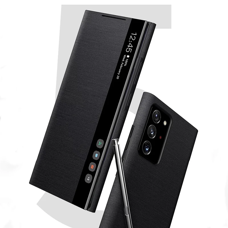 Smart Window Flip Case For Samsung Galaxy S22 S21 S20 Ultra Plus Fe