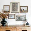 Summer Landscape Vintage Oil Painting Canvas Poster Spring Neutral Gallery Wall Art Print Retro Green Tone Farmhouse Wall Decor 6