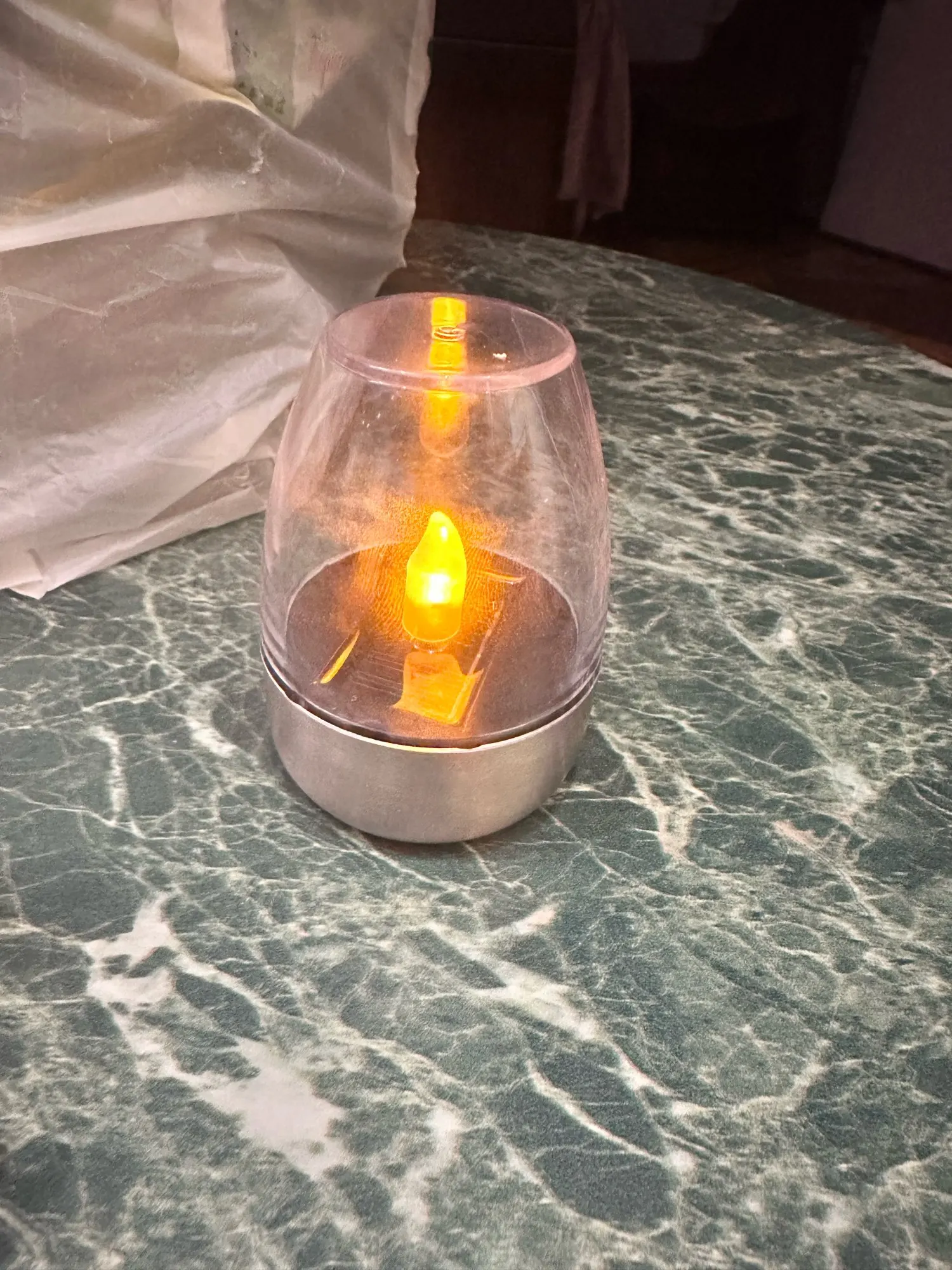 LED Solar Candles Night Light - Waterproof and Rechargeable photo review