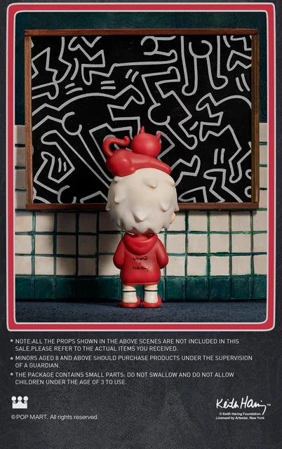 その他 Popmart Hirono x Keith Haring Amazon.com: POP MART Hirono x Keith Haring Figure, 3.93