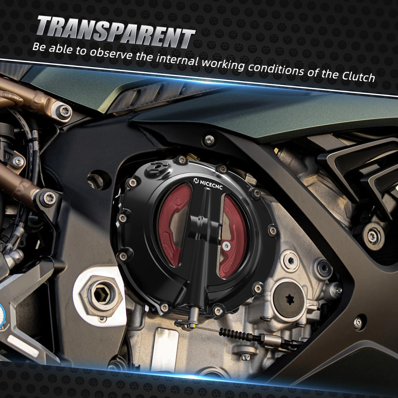 s1000rr クリアクラッチカバー 10~18 s1000rr クリアクラッチカバー 10~18 s1000rr クリアクラッチ