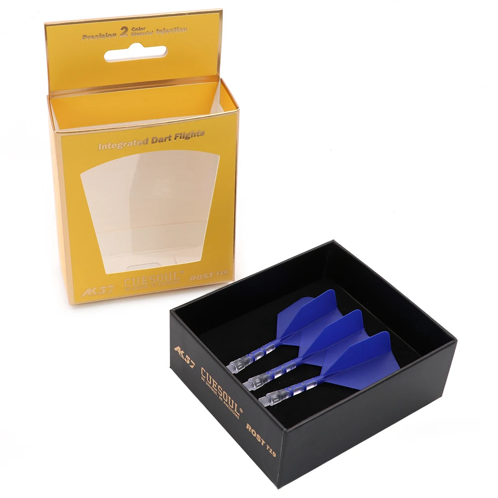 Aste E Alette Per Freccette CUESOUL ROST T19 - Set Di 3, Integrate, Forma Ad Ala Grande, Taglia S - Foto 2