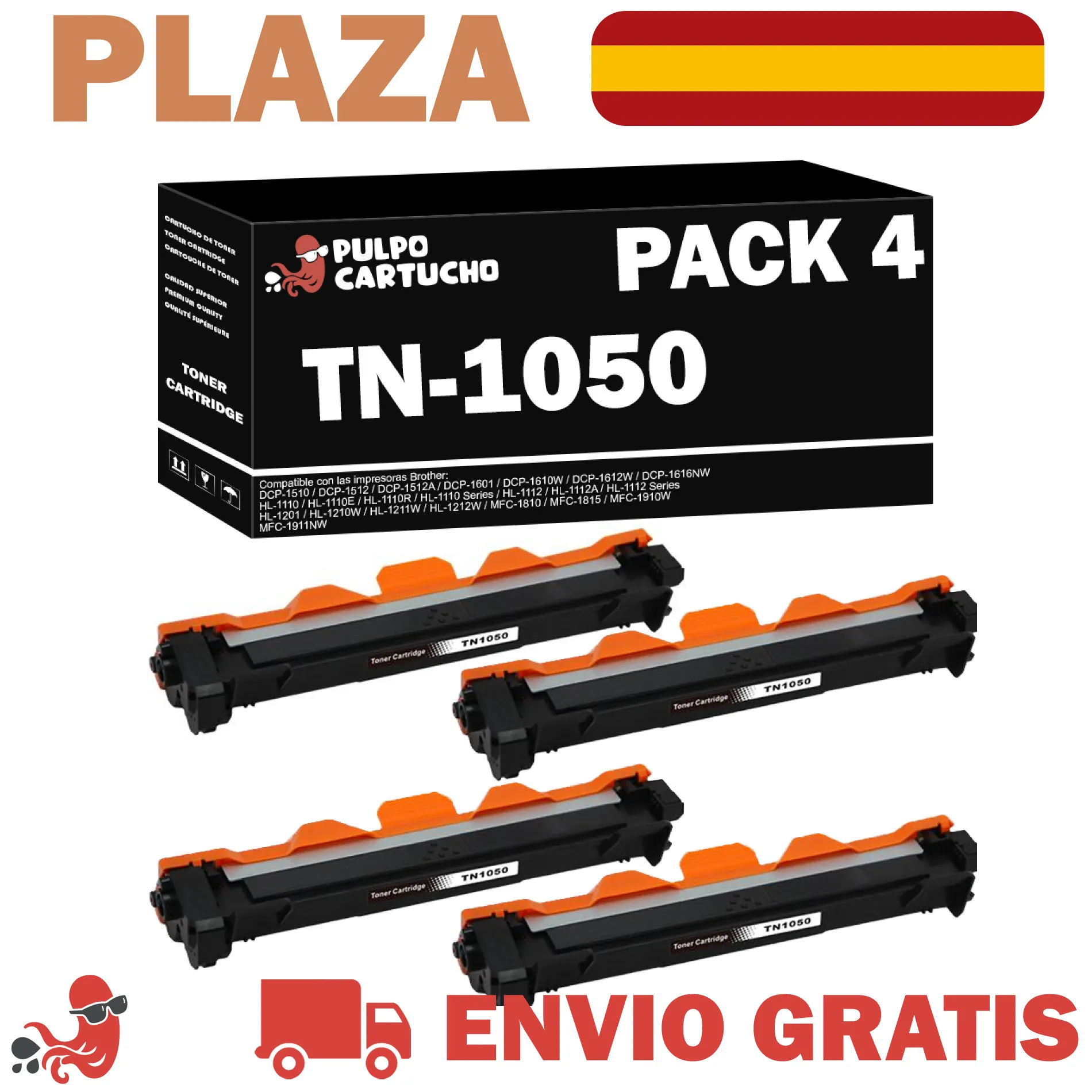 GPC Image Toner Cartridges Compatibele vervanging voor TN1050