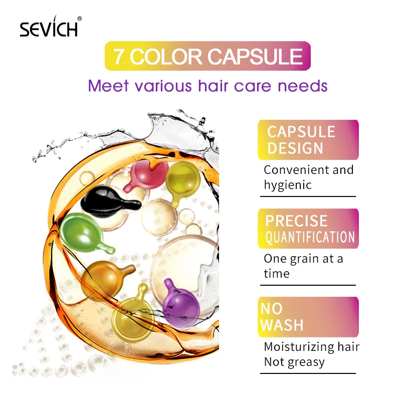 30PCS Hair Vitamin Capsules Keratin Complex Oil Moisturizing Nourishing Hair Serum Treatment Oil for All Repair