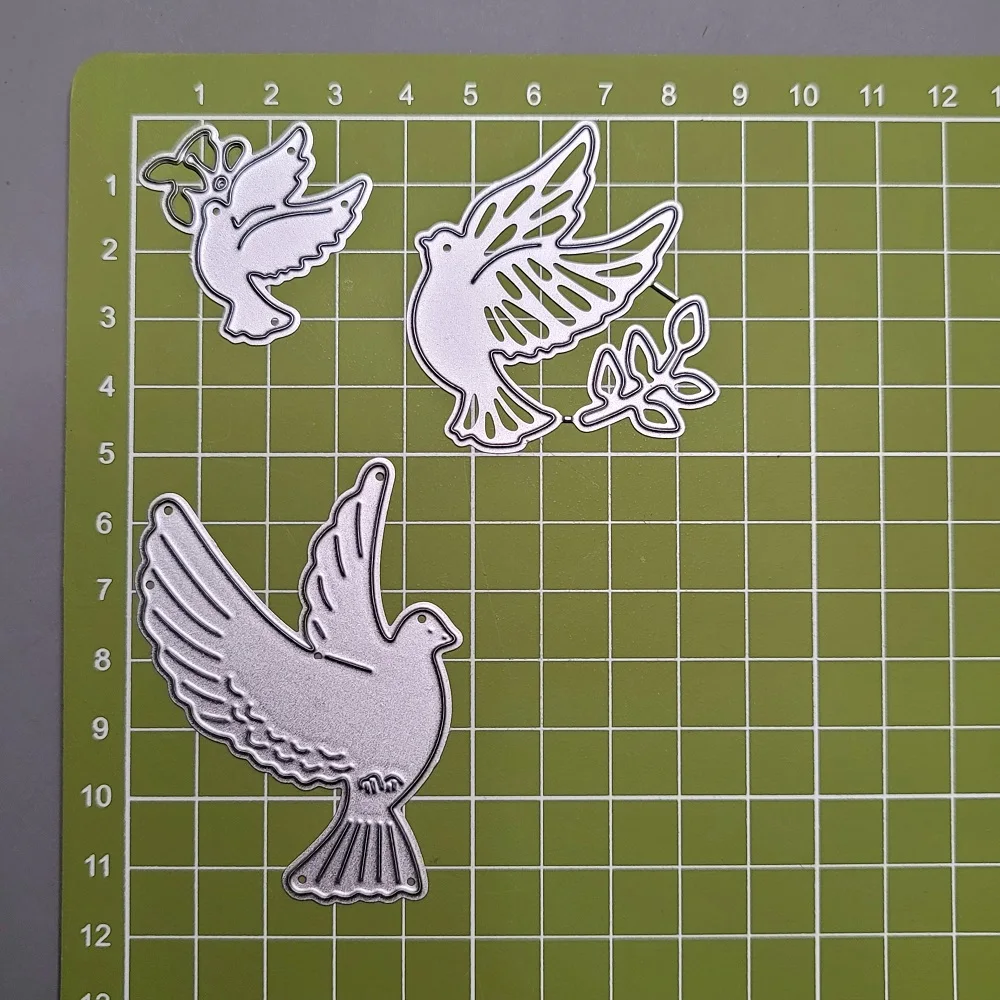 비둘기 금속 절단 다이, 스크랩북 엠보싱 비둘기 다이 컷 앨범, DIY 공예 절단, 비둘기 2022 새 새 다이