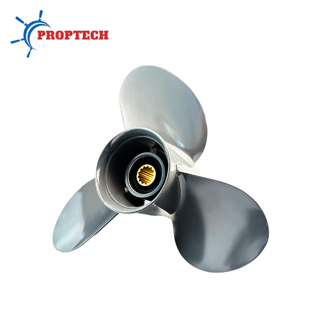 11 1/8*14 Aluminum Alloy Screw 3 Blade Marine Engine Parts For Honda Outboard Propeller 35hp 40hp 45hp 50hp 60hp Boat Motor