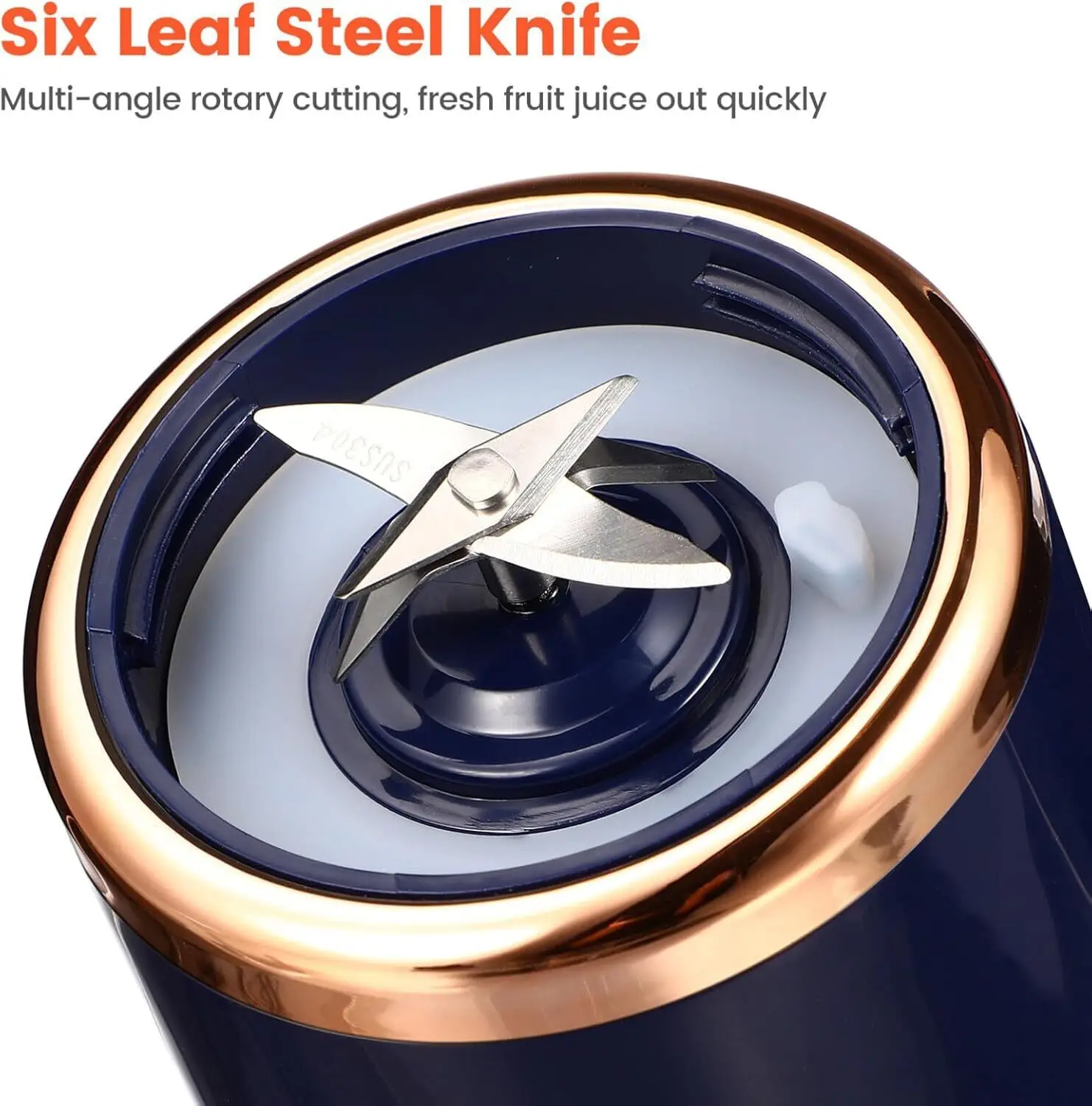 Rechargeable Electric Fruit Juice Maker Portable Blender Smoothie Juicer Machine - Image 6