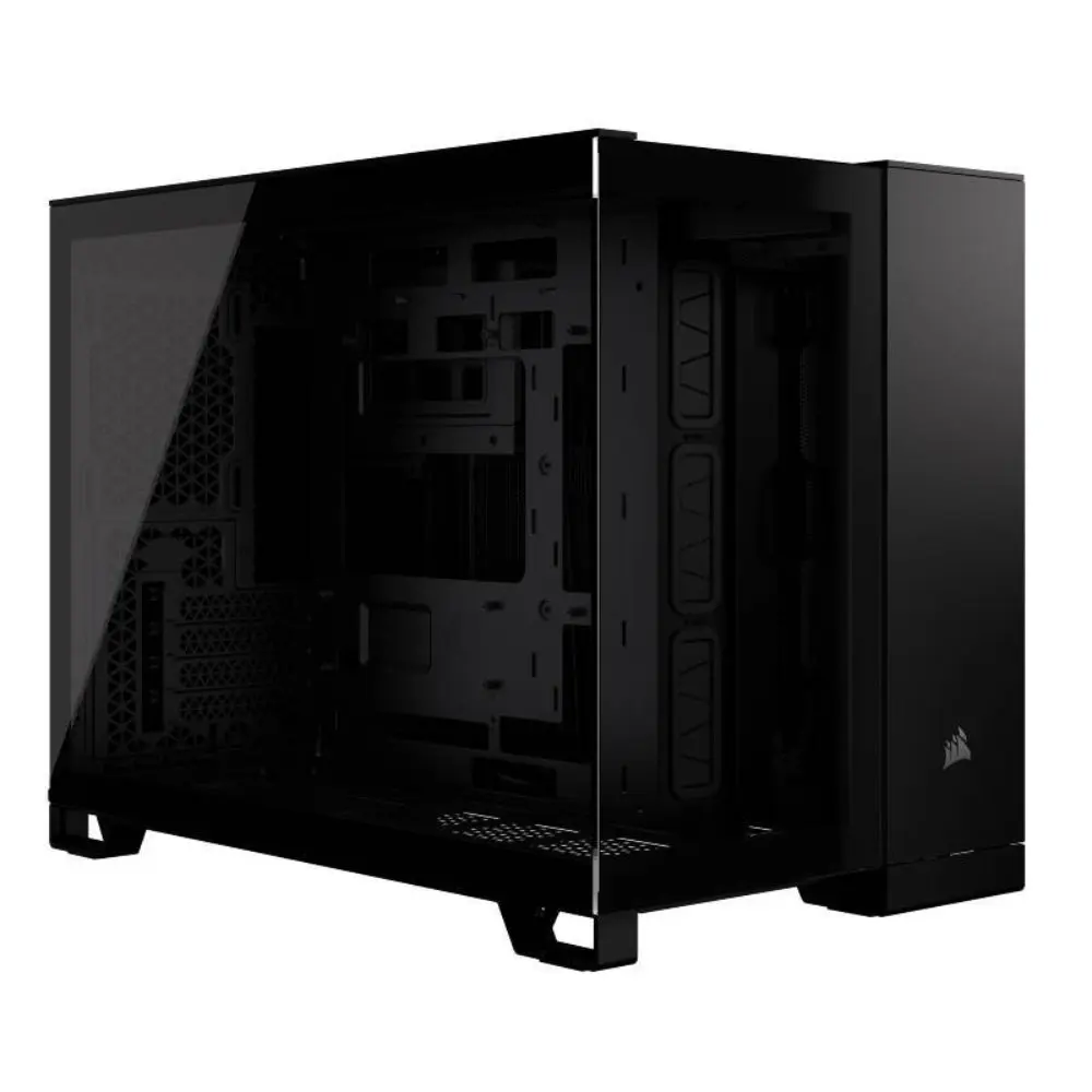 Corsair 2500X Black Case Middle Tower Vetro Temperato No-Power minITX/mATX