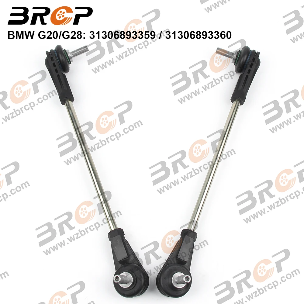 

BRCP Pair Front Axle Sway Bar End Stabilizer Link Ball Joint For BMW 2 3 4 Series G20 G28 G80 G21 G81 G42 G23 G83 G22 G82 G26