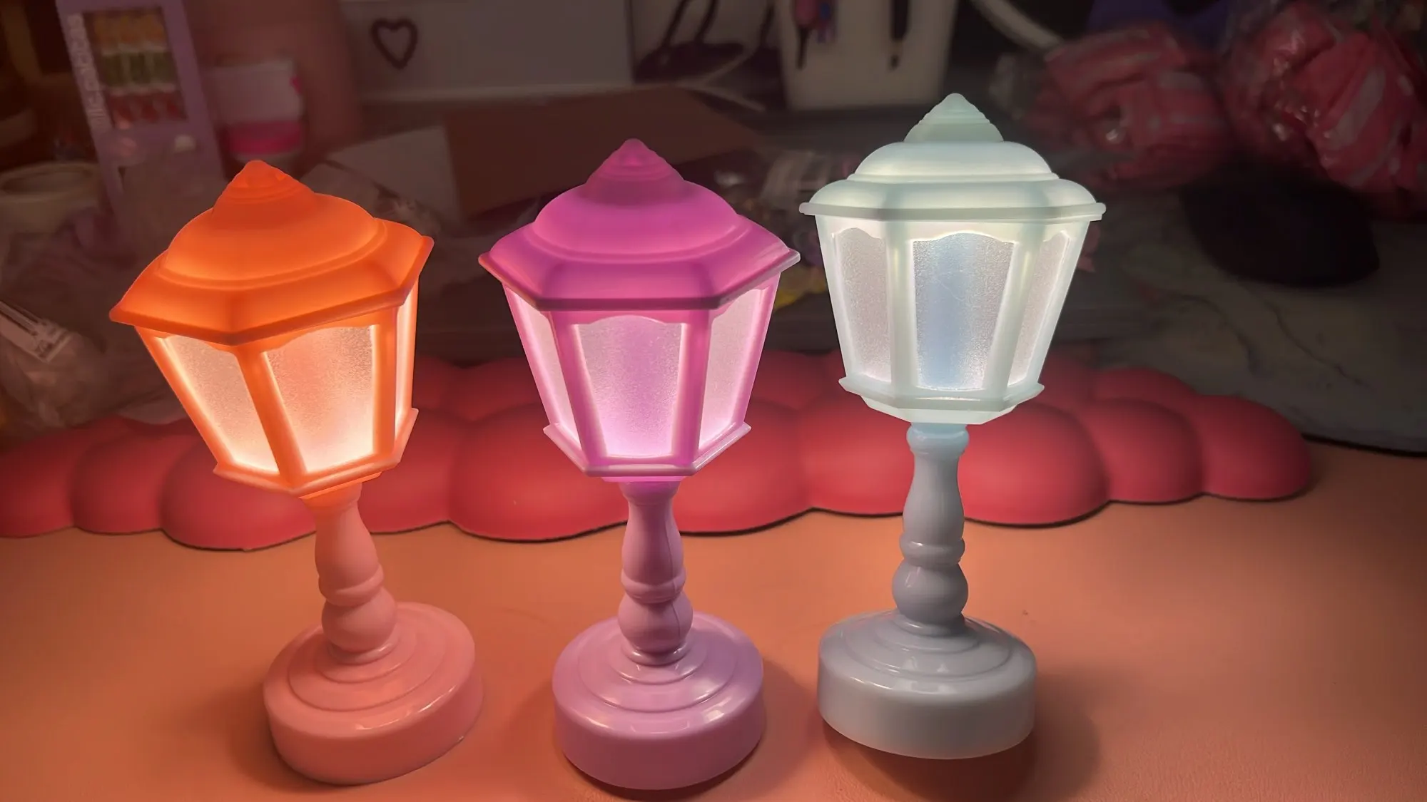 Mini Retro Street Lamp, customer photo