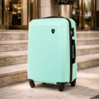 Ensemble de 4 valises rigides en ABS + PLOVER (28 "/24"/20 "/18") – Bagages de voyage durables |   Roues 360° |   Verrouillage cryptographique |   Cabine, grande et moyenne, diverses couleurs 6