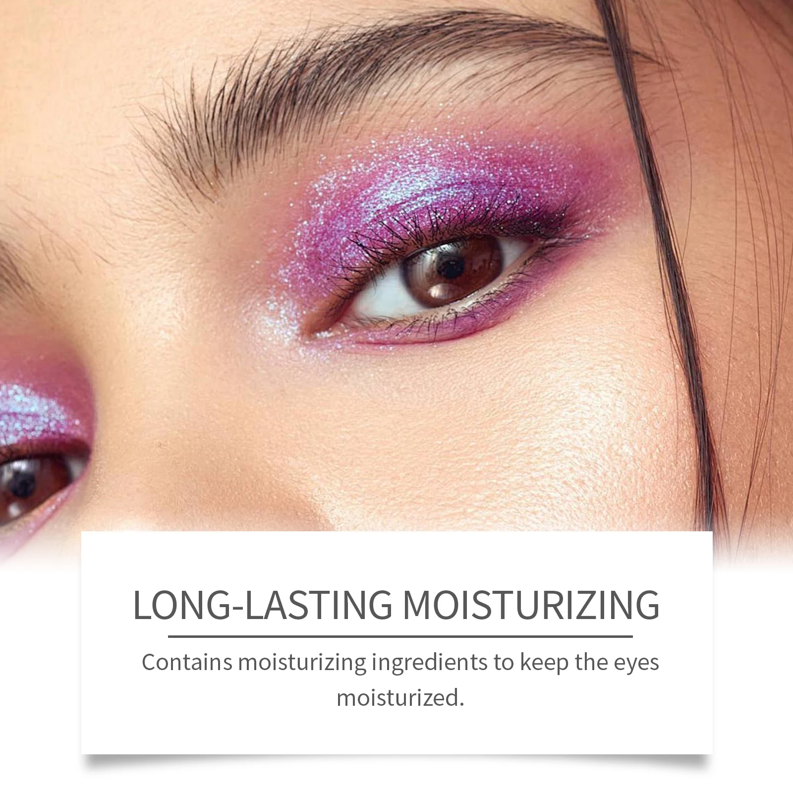 EELHOPE Shiny Eyeshadow Liquid Multi Color Non-irritating Smooth Texture Enhance Eye Luster Easy To Apply Lasting Eyeshadow