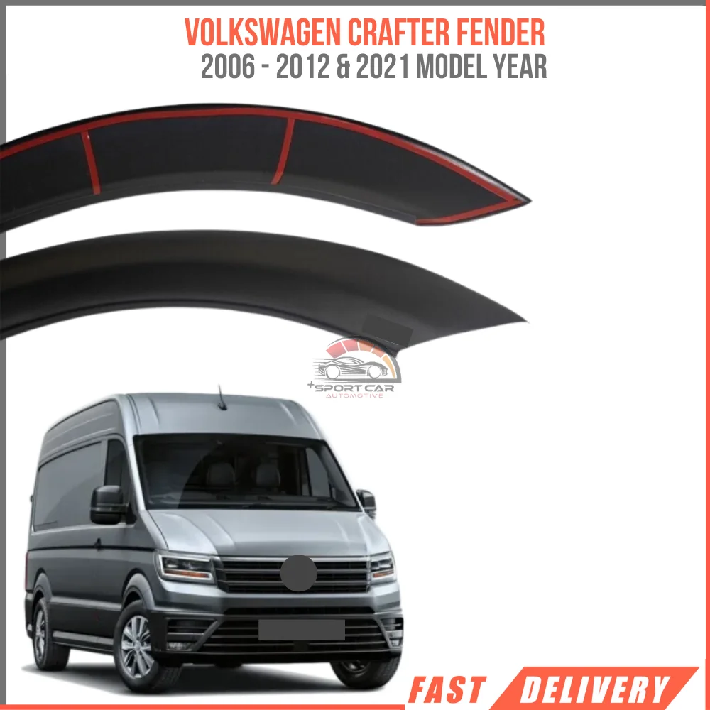 Per Volkswagen Crafter Fender Passaruota 2006 - 2012 E 2021 Modello Anno Decorazioni Per Auto Paraurti Trim Covers Spedizione Gratuita