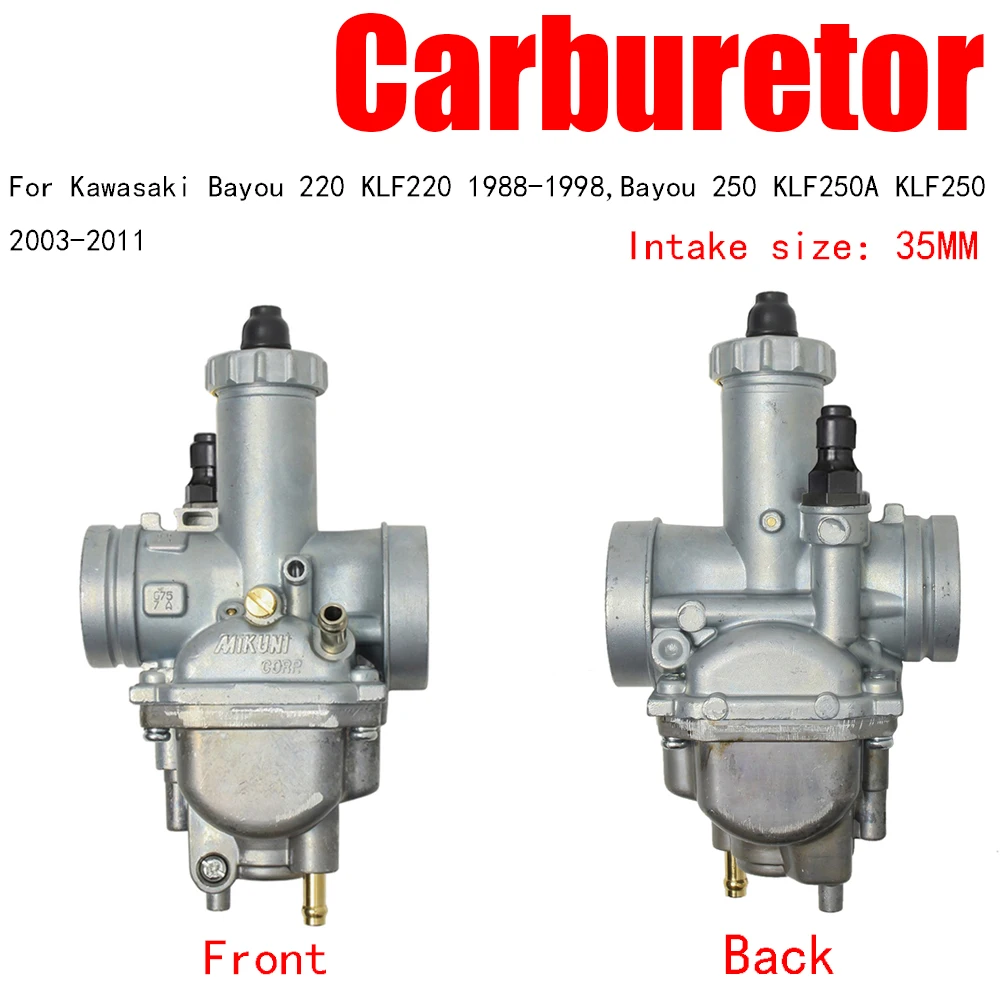 MotorcycleCarburetorforKawasakiBayou220KLF22019881998Bayou250
