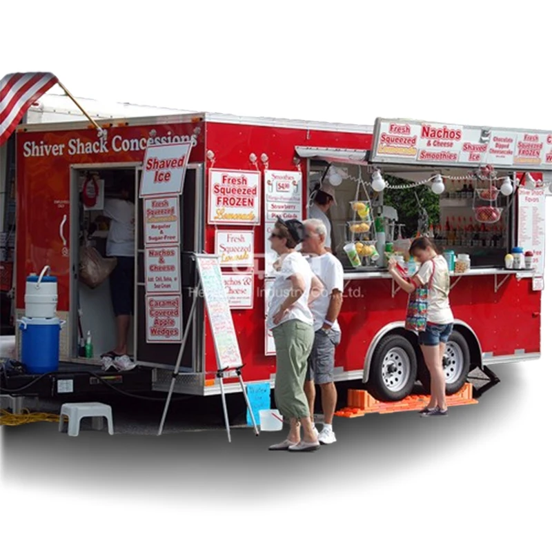 

Fully Equipped Food Truck for Sale Europe Customized Concession Bbq Coffee Vending Cart Mobile Taco Food Trailer