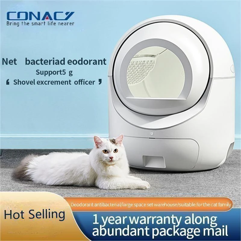 Auto Intelligent Cat Litter Box Automatic Smart Cat Litter Box Self clean Furniture Caja De