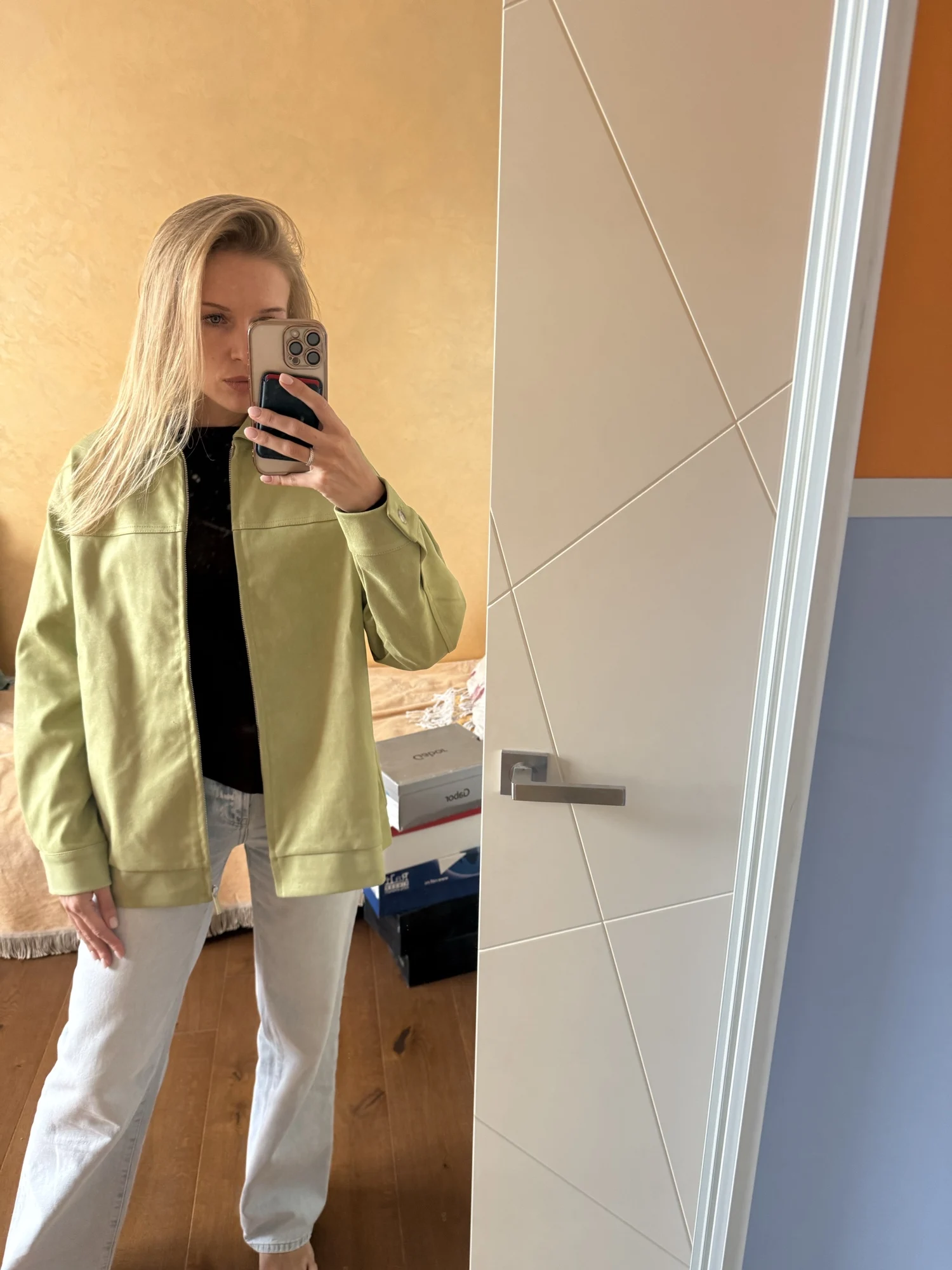 Women's Suede Basic Blazer Jacket - 2025 Fall/Winter Fashion Collection photo review