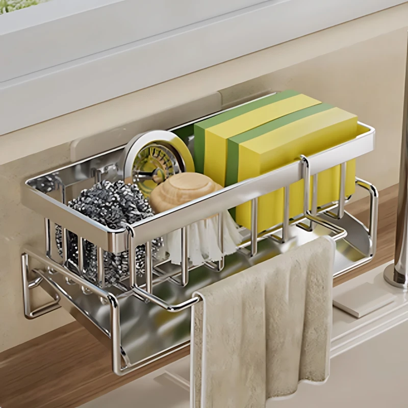 Over-Sink Sponge Holder Rack 4
