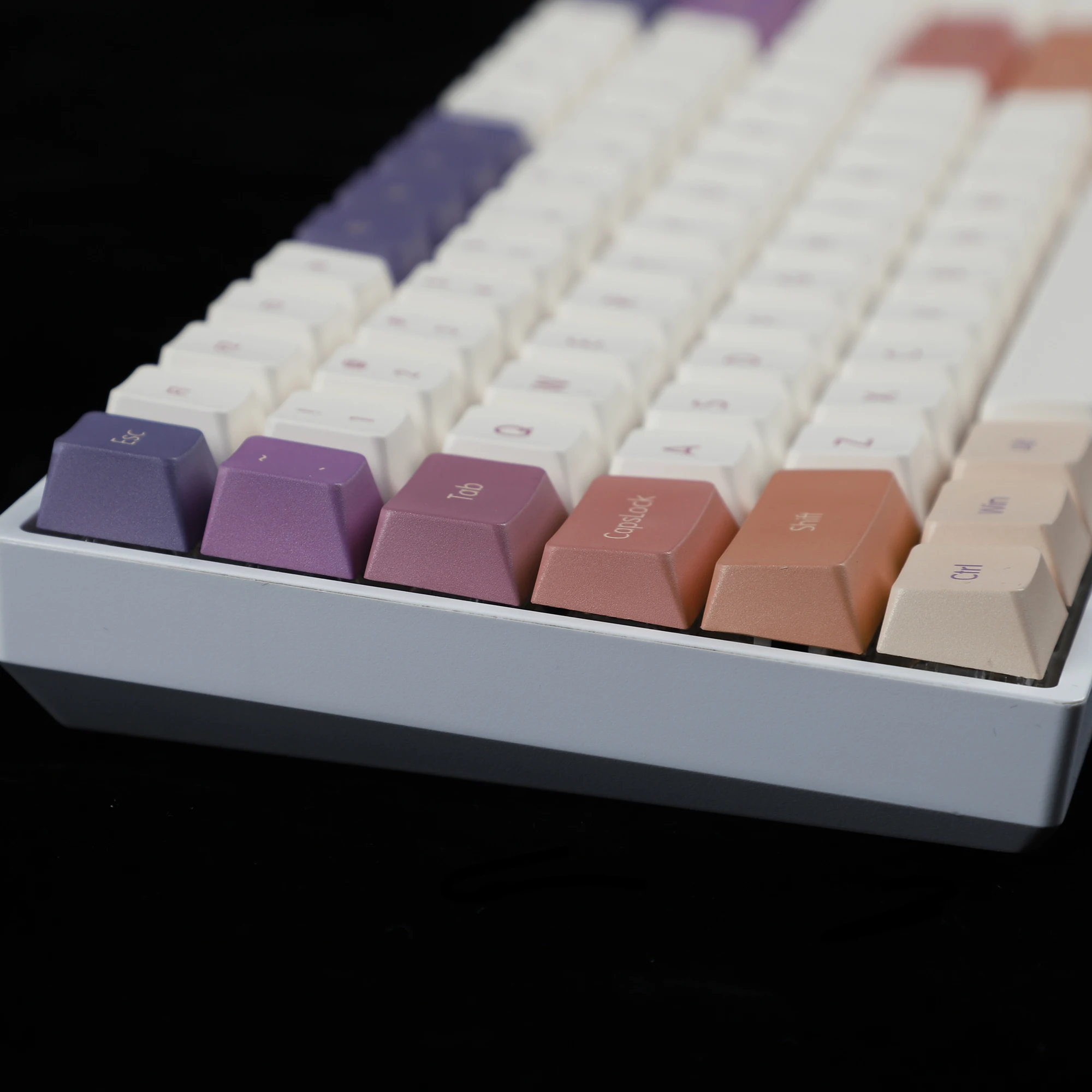 Fumo Nuvem Keycaps Cherry Profile Dye Sub Grosso Pbt Lados Keycap Conjunto para Ansi 104 Tkl Gk61 96 75 Gmmk Ncr80 mx Teclado 143 - Imagem 6