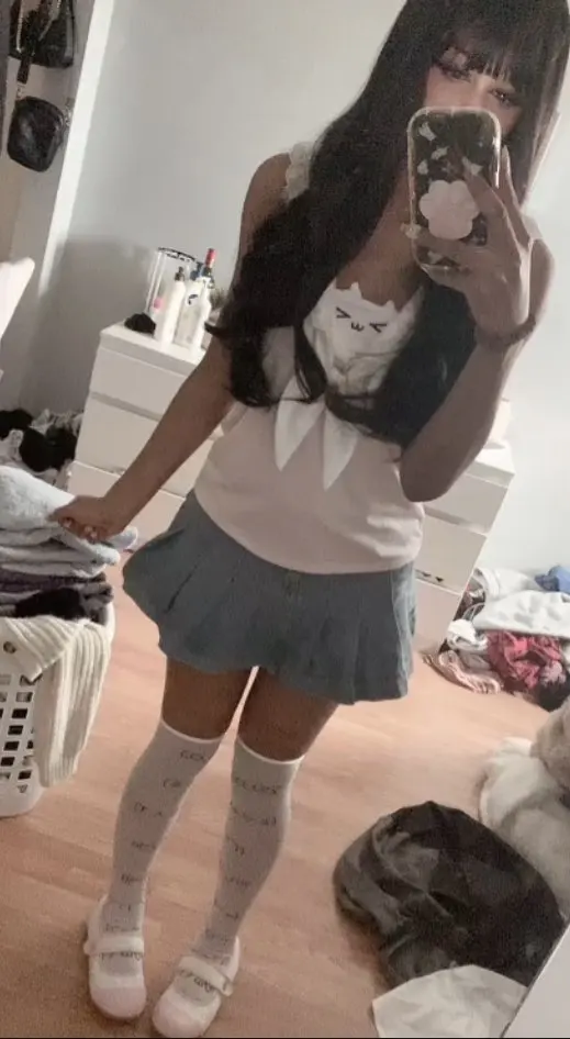 Neko Sailor Sleeveless Tee - Jojifuku Aesthetic photo review