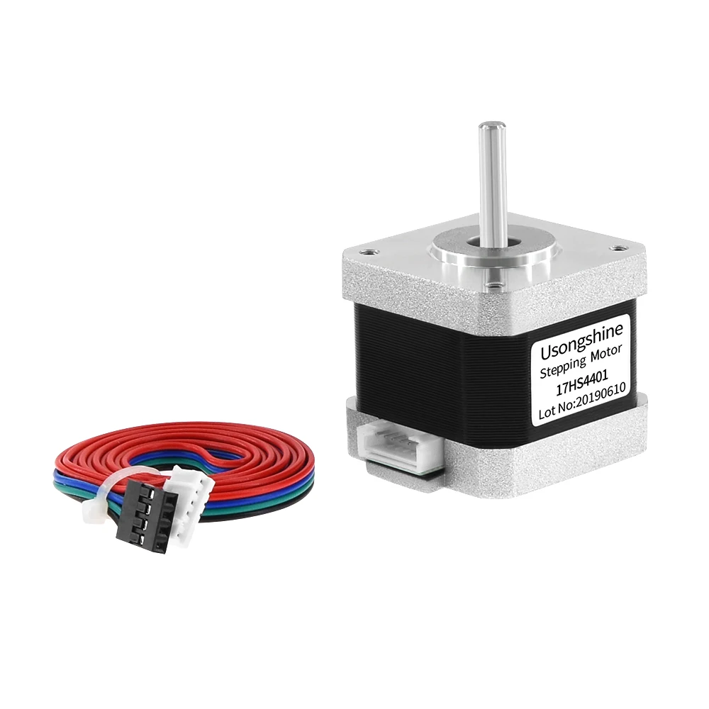 17HS4401 1.8 &deg; Nema17 Stepper Motor 2 Phase 1.5A 42mN.m With Cable for CNC Roter Laser Engraving Machine