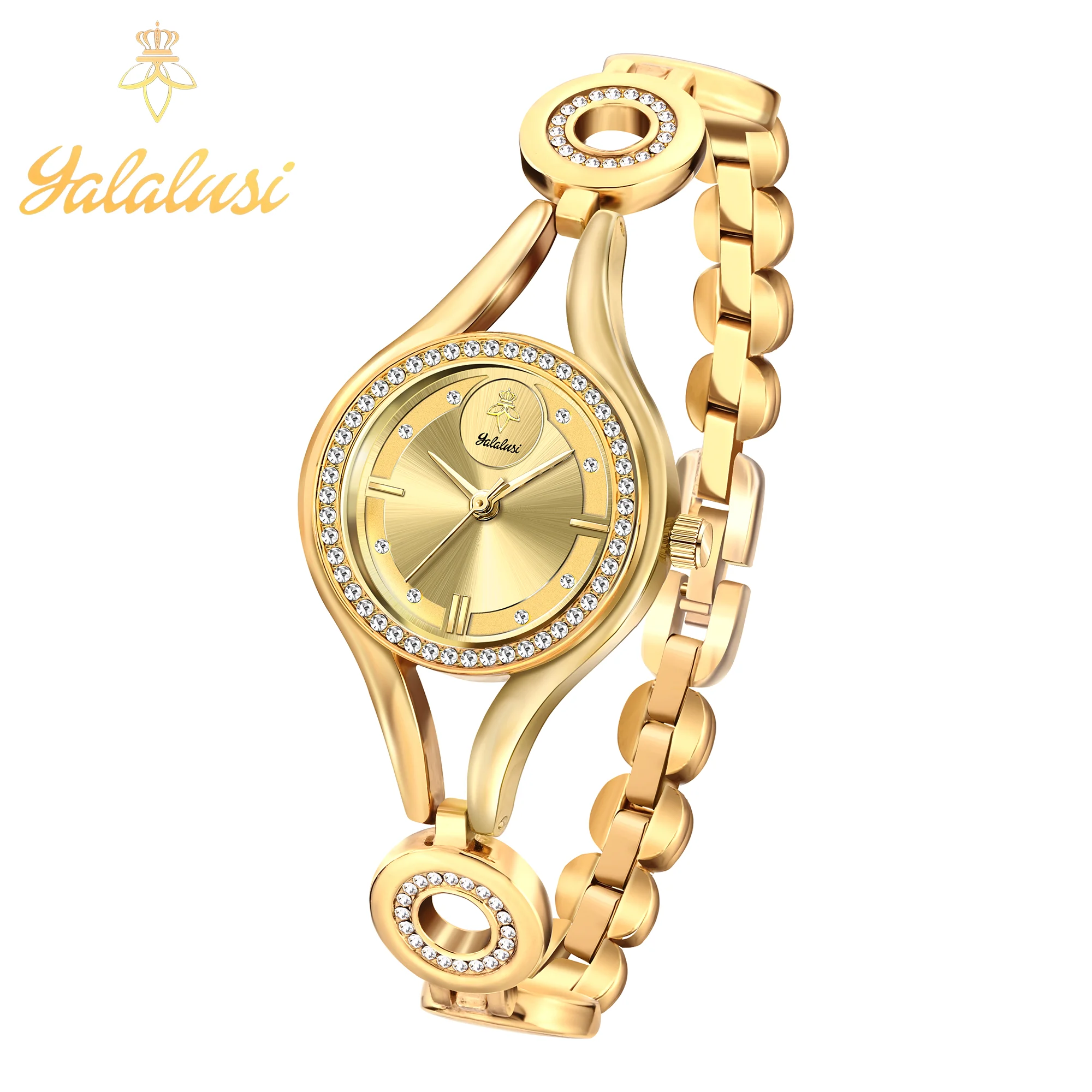 Orologio donna oro con cinturino a bracciale quadrante piccolo_voghion.com