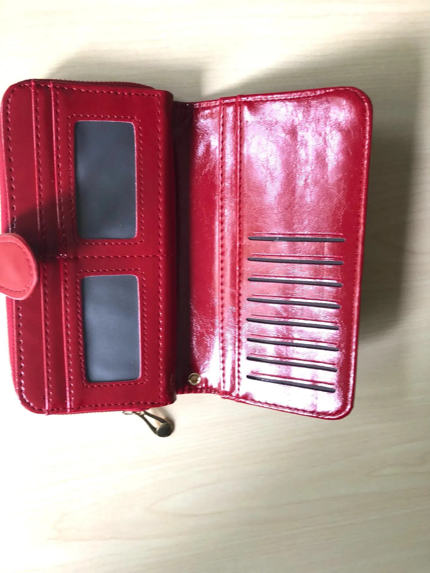 Hot Sale Women Wallet Leather Clutch photo review