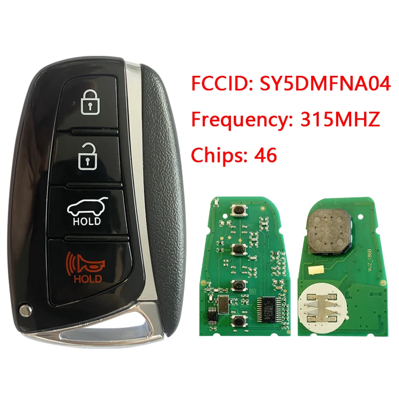 Cn020225 Muslimfor Hyundai Santa Fe 2013-2018 Smart Remote Key 46Chip Pn: Muslimaftermarket Auto Key