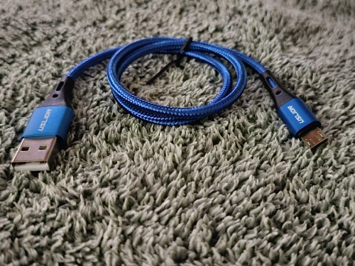 USLION 3A Micro USB Cable Fast Charging for Samsung Xiaomi Huawei Realme OPPO Android Mobile Phone USB Data Wire Cord 0.5/1/2/3M photo review