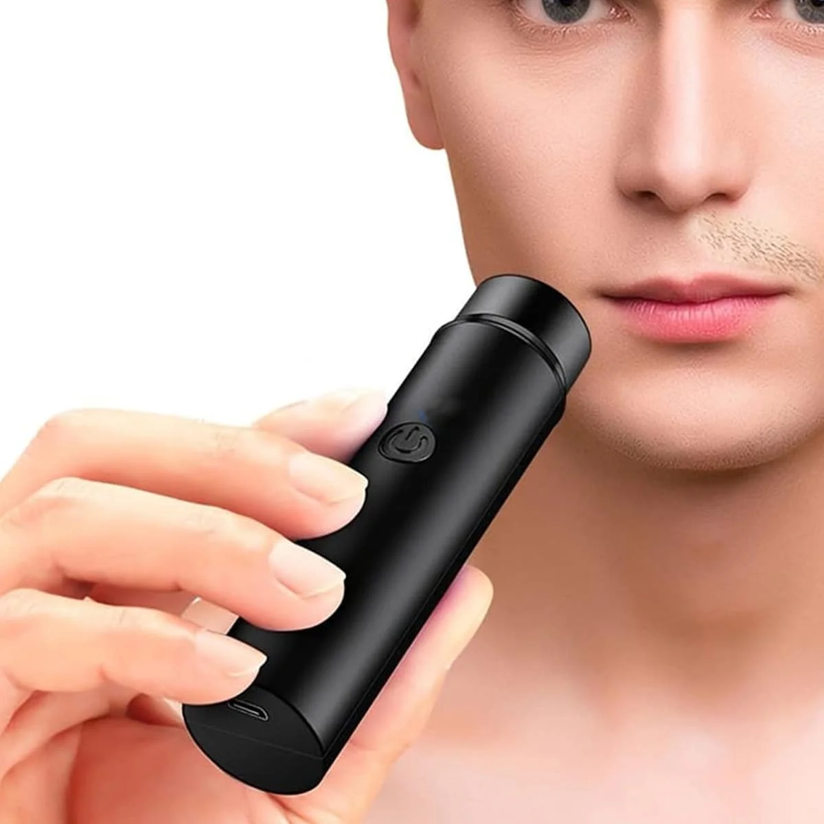 Rechargeable Mini Electric Shaver for Men with USB Charging
