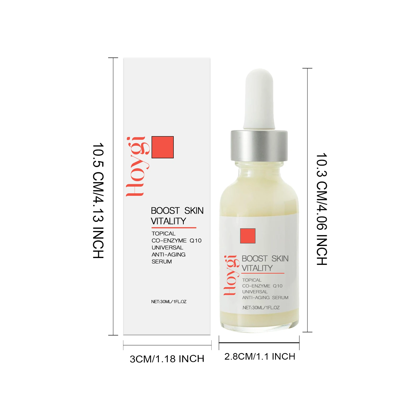 Hoygi Face Neck Care Serum Moisturizing Enhance Skin Elasticity Nourishing Fade Fine Lines Reduce Dryness Face Care Serum