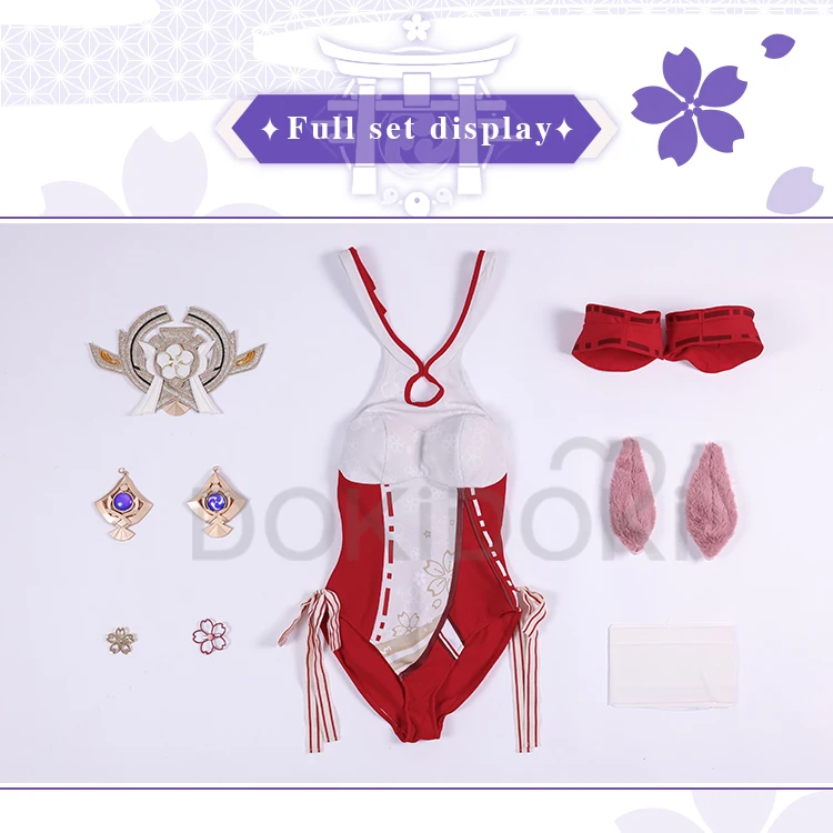 PRE-SALE DokiDoki-SR Game Genshin Impact Yae Miko Cosplay Costume