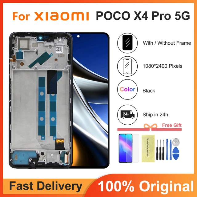 6.67 Original OLED For Xiaomi POCO X4 Pro 5G LCD Display Touch Screen  Digitizer