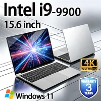 Ordinateur portable 15,6 pouces Windows 11 Intel Core i9 9900 16 Go de RAM 1 To 2 To SSD 1920*1080HD PC Gamer ultra-fin pour le jeu et le bureau avec lecteur d'empreintes digitales 1