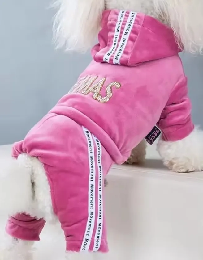 Puppy Girl Hoodies Jumpsuit photo review
