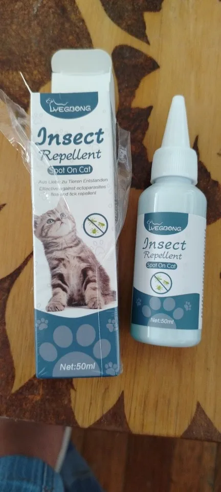 Pet Flea Killer Drops Anti Fleas Cats Ticks Lice Mite Removal Relieve Itching Dogs Ringworm Treatment Pet Insect Removal Drops photo review