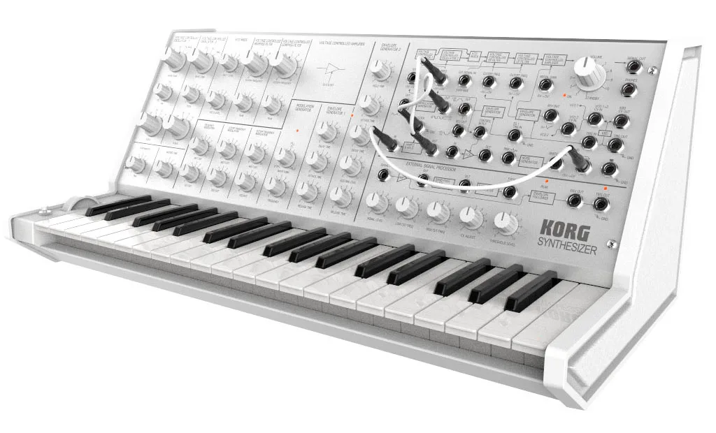 MS-20 FS Full-size Synthesizer, White Limited Quantity, Fast Selling, MS-20