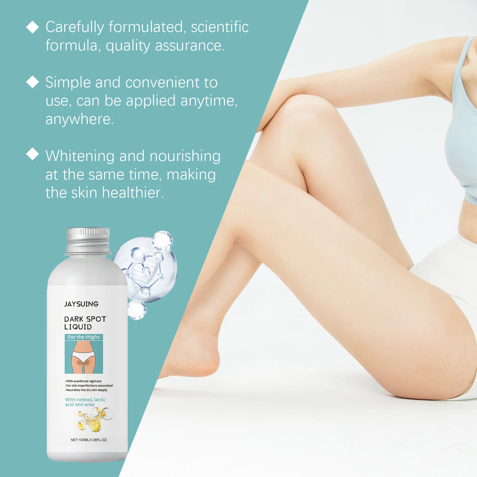 Snow Bleach Cream Whitening Black Removing Nourishing Brightening Moisturize Melanin Removal Leg Underarm Thigh Bleaching Cream 5