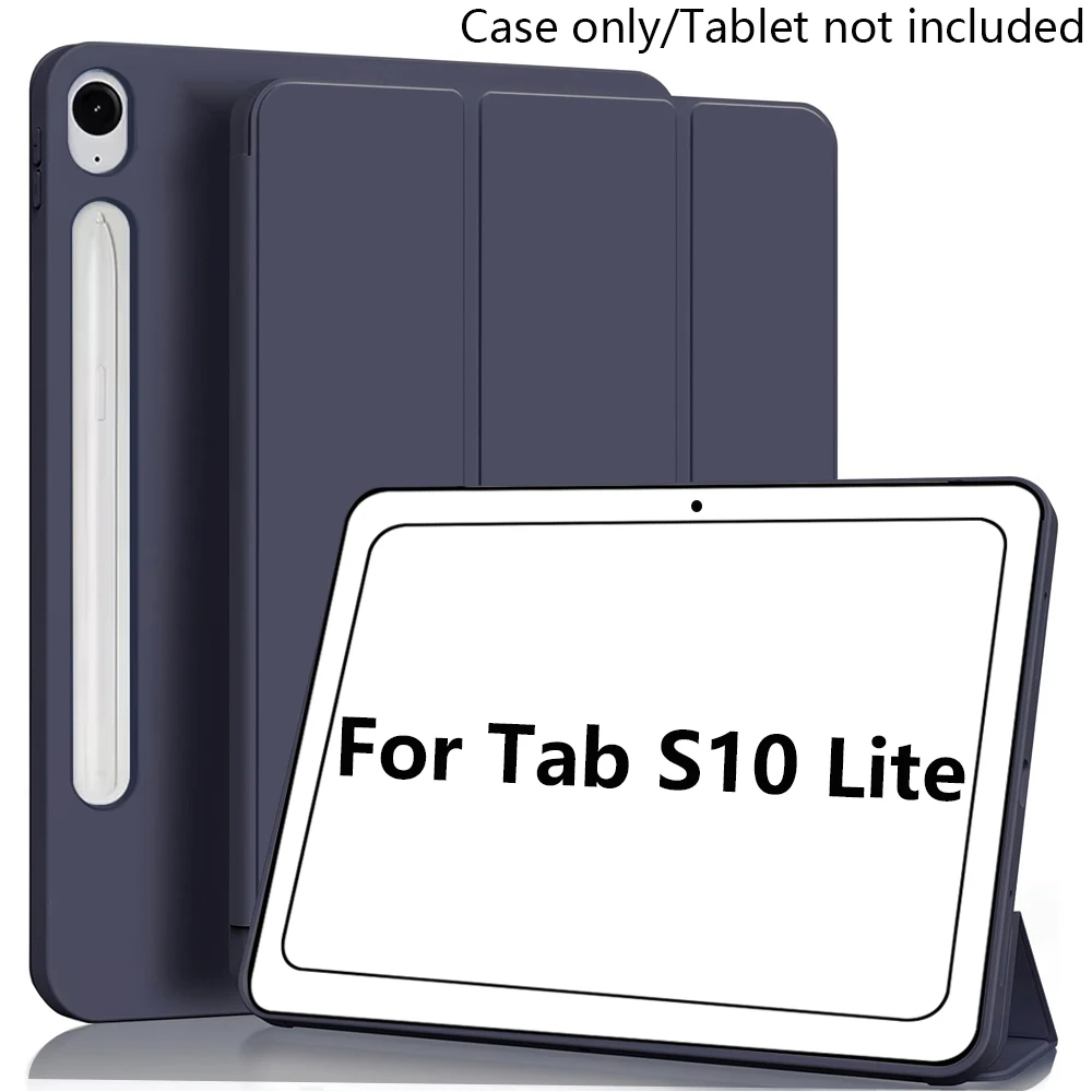 Premium Trifold Stand Folio Cover with Soft TPU Back