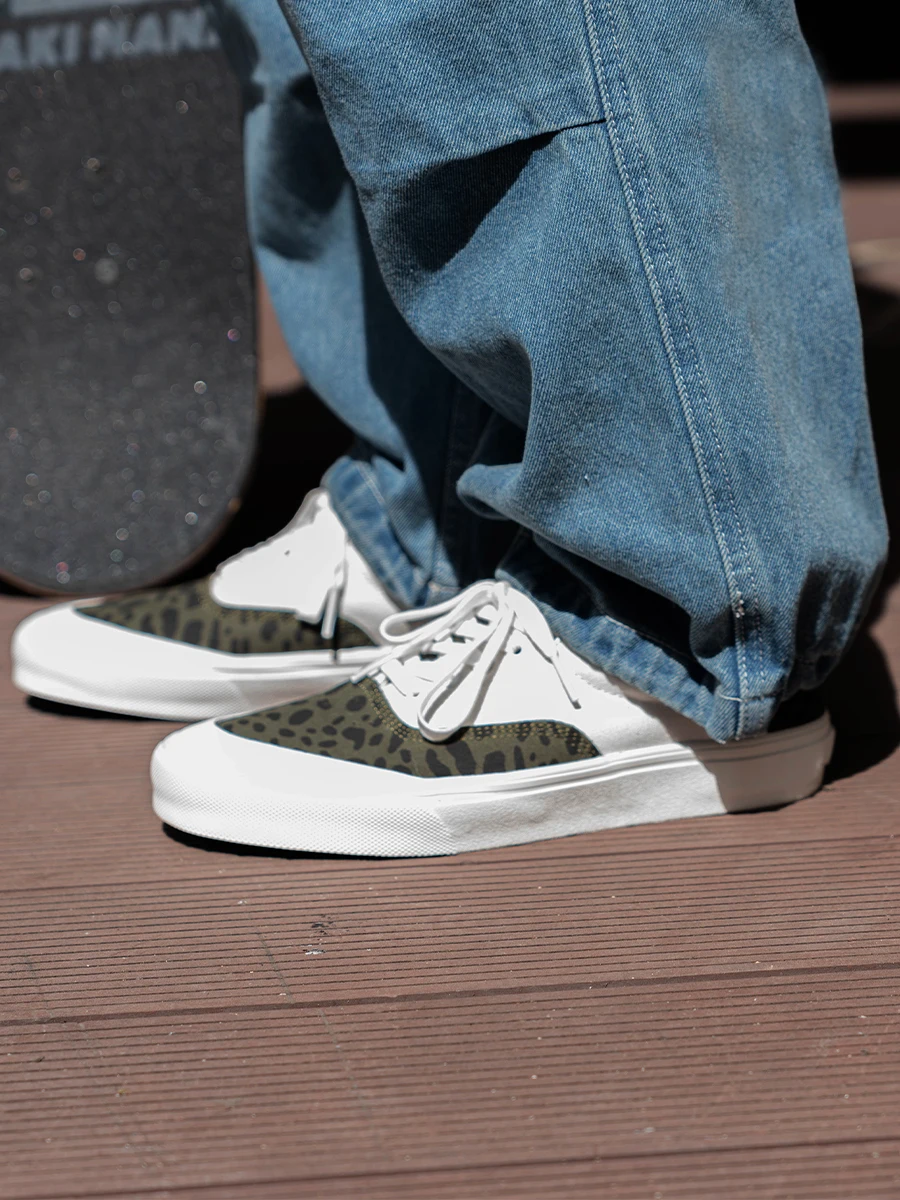 Joiints Skate Shoes Suede Green Men Sneakers Canvas Vulcanize