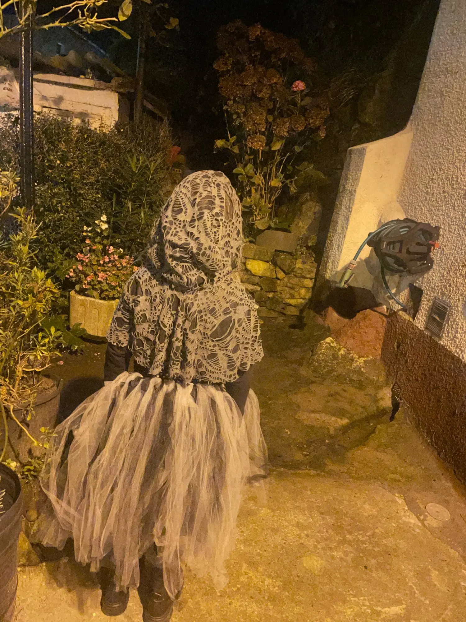 Disfraz de capa negra para niños y niñas, vestidos de terror y muerte, ropa de fiesta, disfraz de demonio y fantasma photo review