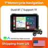 Navifly 7-inch Motorcycle GPS Navigation IPX7 Waterproof Wireless Carplay Android Auto Display Screen Portable Motobike Monitor 1