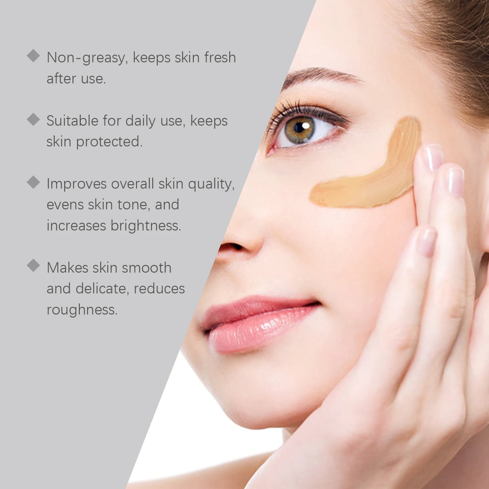 Natural Moisturizing Sunscreen Cream Nourishing Prevent UV Repair Sunburn Skin Lasting Brightening Skin Tone Body Sunblock Cream