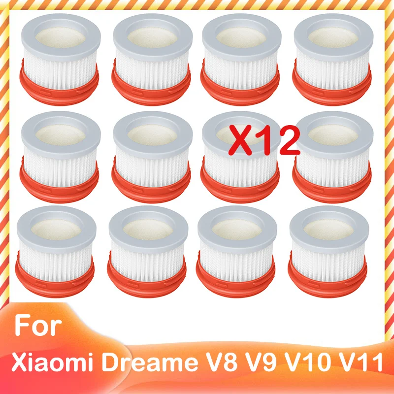 HEPA Filter Accessories for Xiaomi Dreame V8 V9 V9B V9P XR V10 V11 V12 PRO V16 Wireless Handheld Vacuum Cleaner