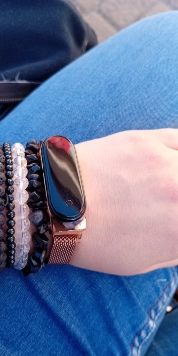 Relógio magnético LED feminino com pulseira, toque impermeável, relógio feminino, relógios digitais de pulso, moda, novo, 2024 photo review