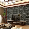 12Pcs 35cmx30cm Living Room Imitation Brick Waterproof Self-adhesive Wallpaper 3D Wall Stickers 5