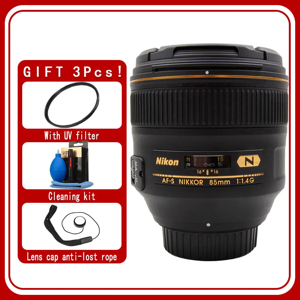 Obiettivo Nikon Af-S Nikkor 85Mm F/1.4G Per Fotocamera Nikon Slr