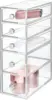 5-drawer clear plastic organizer – 3.25” x 7” x 9.75” 1